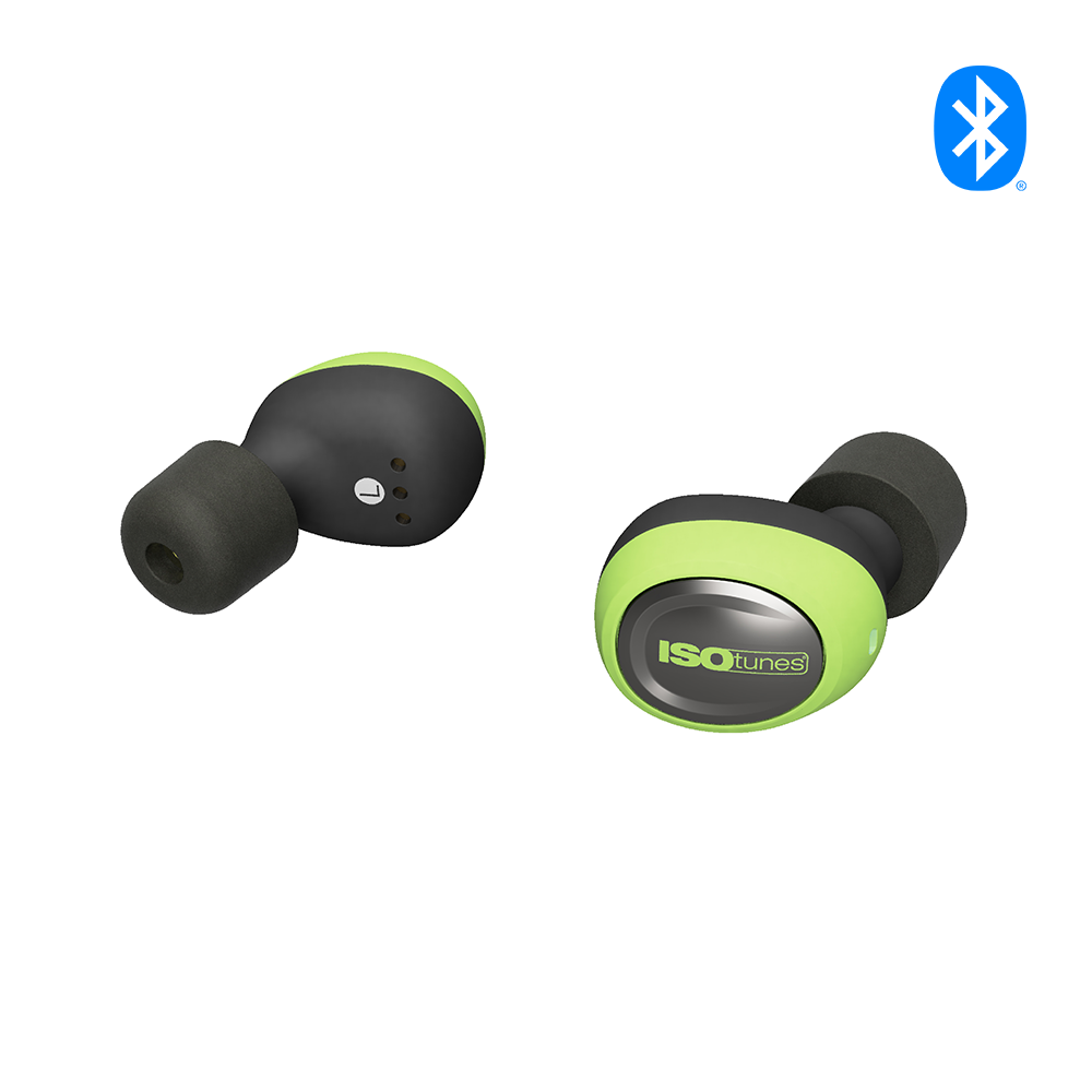 ISOtunes FREE 2 True-Wireless Earbuds | 25 NRR | OSHA-Compliant | IP45