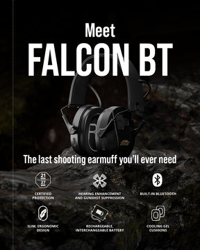 FALCON BT The Last Shooting Earmuff You'll Ever Need