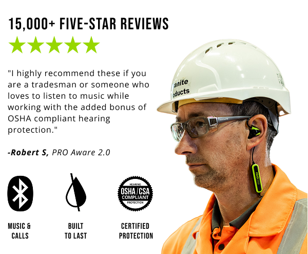 Highly recommended ear protection for tradesman 