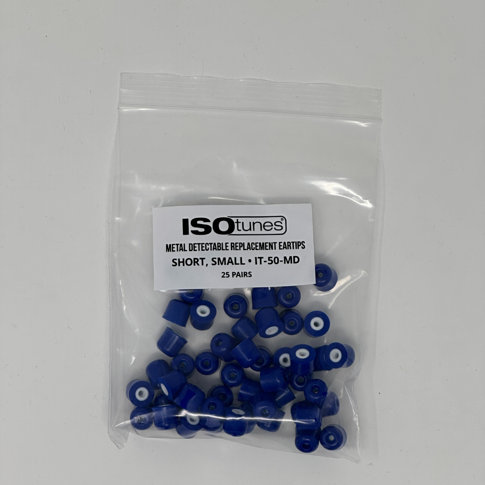 Short Small Metal Detectable Eartips 